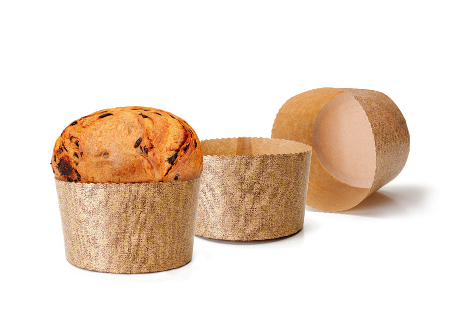 DISPOSABLE PANETTONE MOULDS 90 GR 10 PC